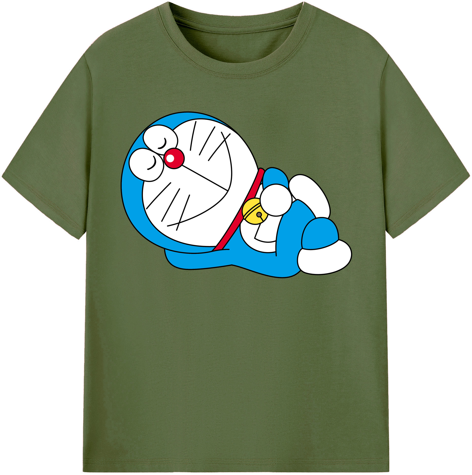 （画像用） ドラえもん Doraemon 綿100％半袖Tシャツ（フロントプリント）